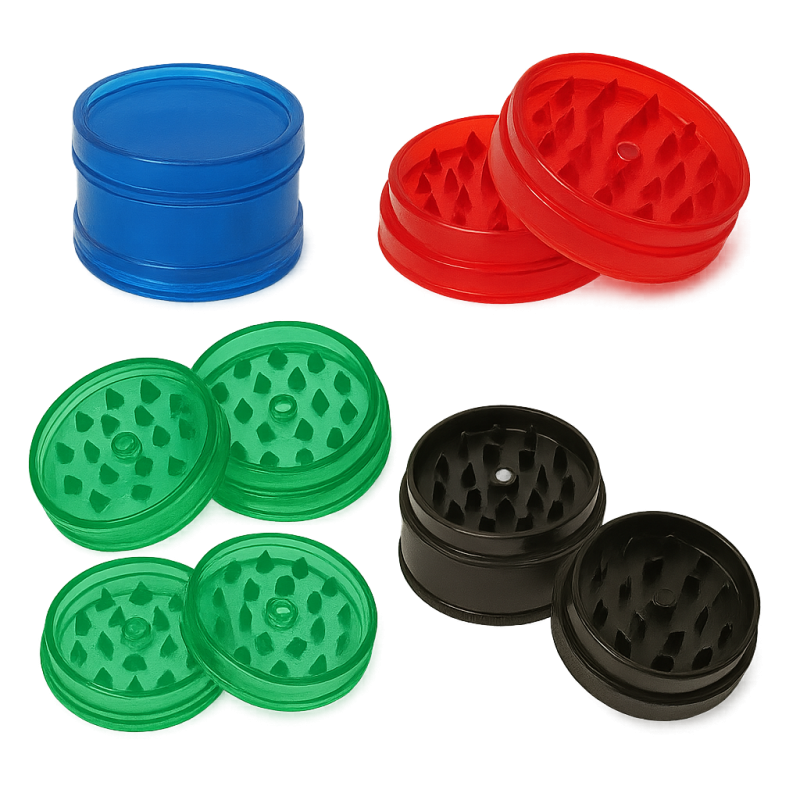 Grinders de Plástico 3 Piezas | Ligeros y Baratos | Compra!