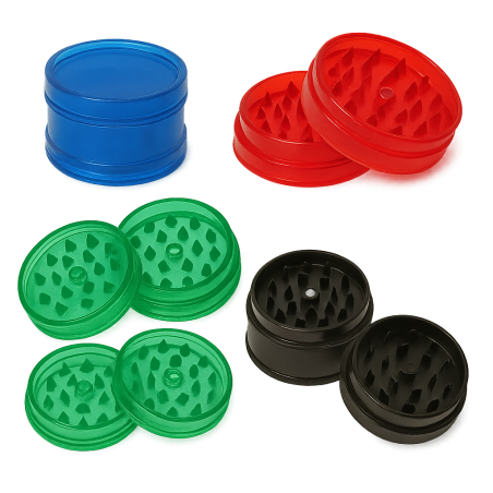 Grinders de Plástico 3 Piezas | Ligeros y Baratos | Compra!