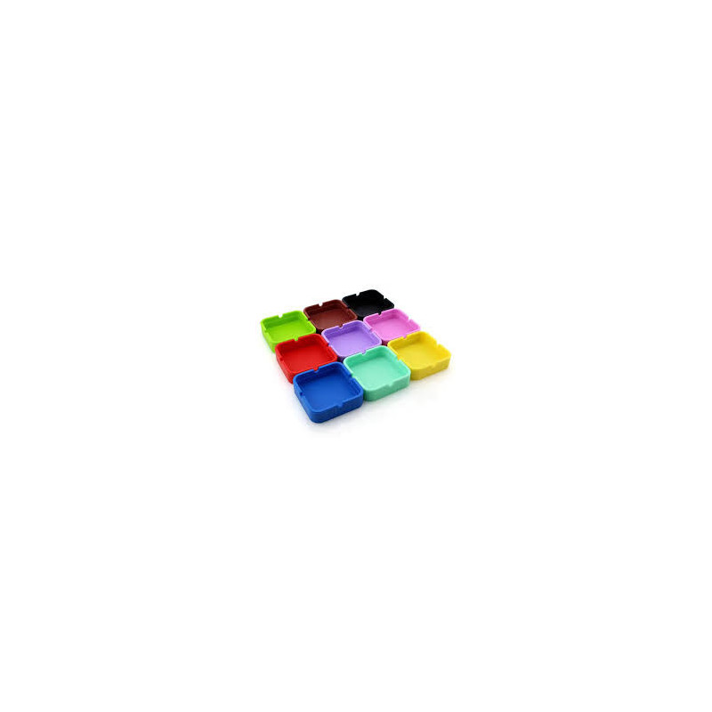 Cenicero De Silicona Pack 6 Colores Lisos Para Comprar Ya