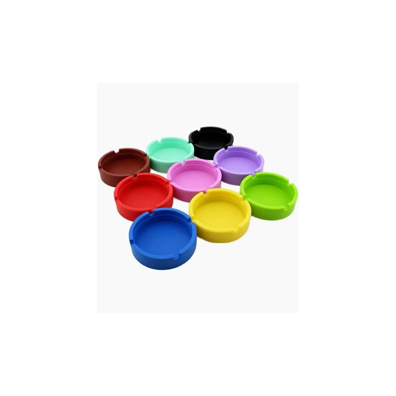 Cenicero Silicona Redondo Pack De 6 Colores Variados Oferta