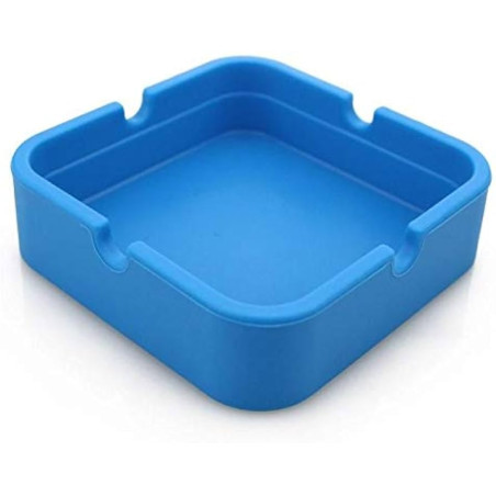 CENICERO SILICONA AZUL