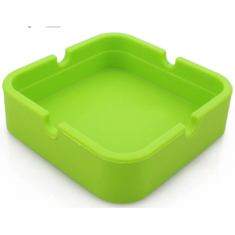 Cenicero Silicona Verde | Resistente, Lavable y Moderno Hoy