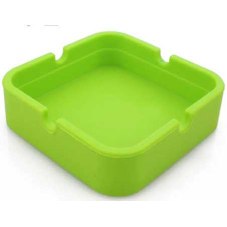 CENICERO SILICONA VERDE