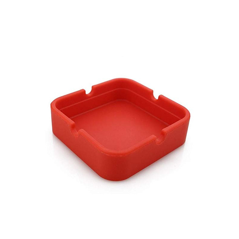 Cenicero Silicona Rojo | Resistente, Lavable y Moderno Hoy
